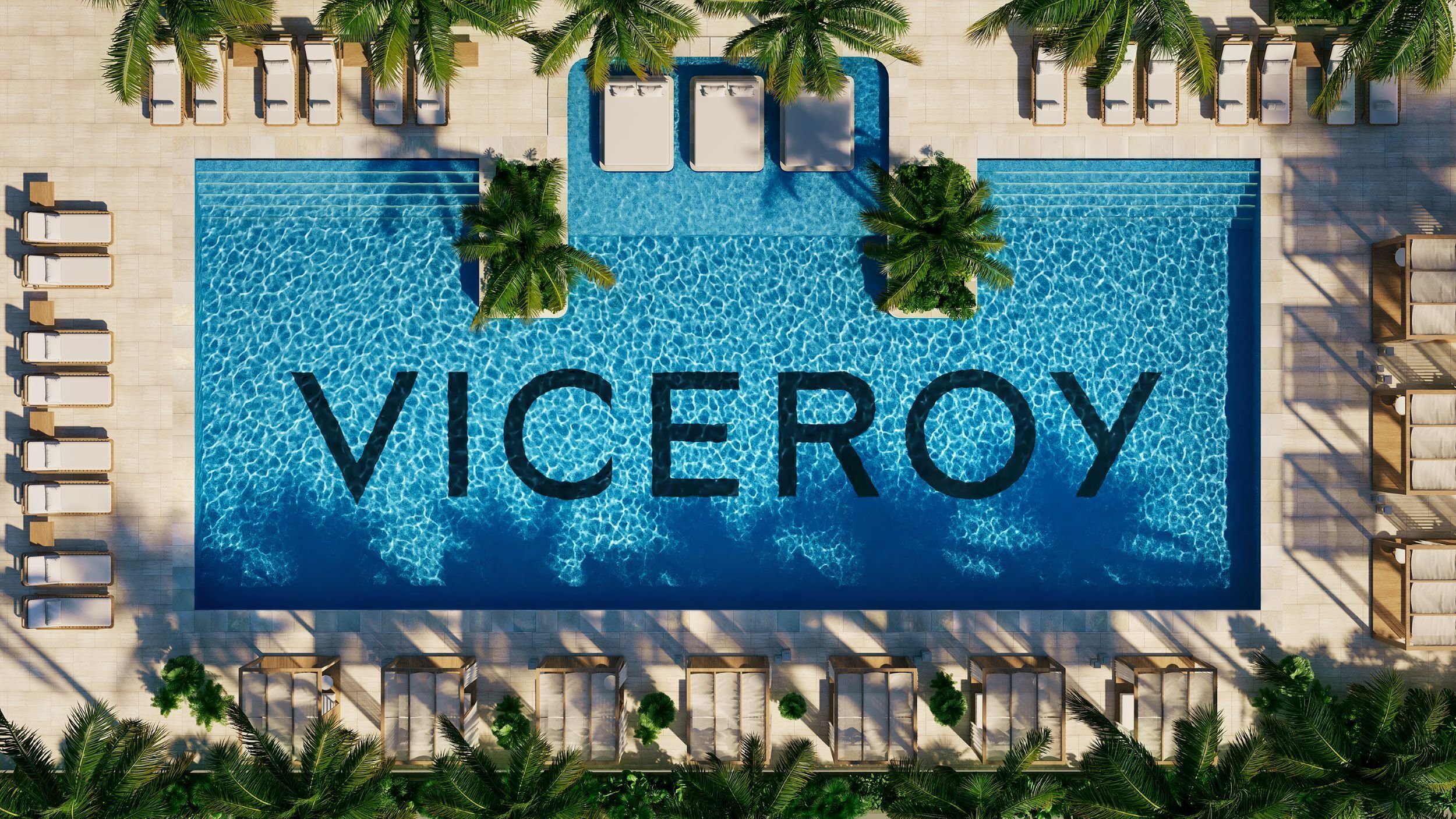 Viceroy 10th Floor Pool Looking Down-2