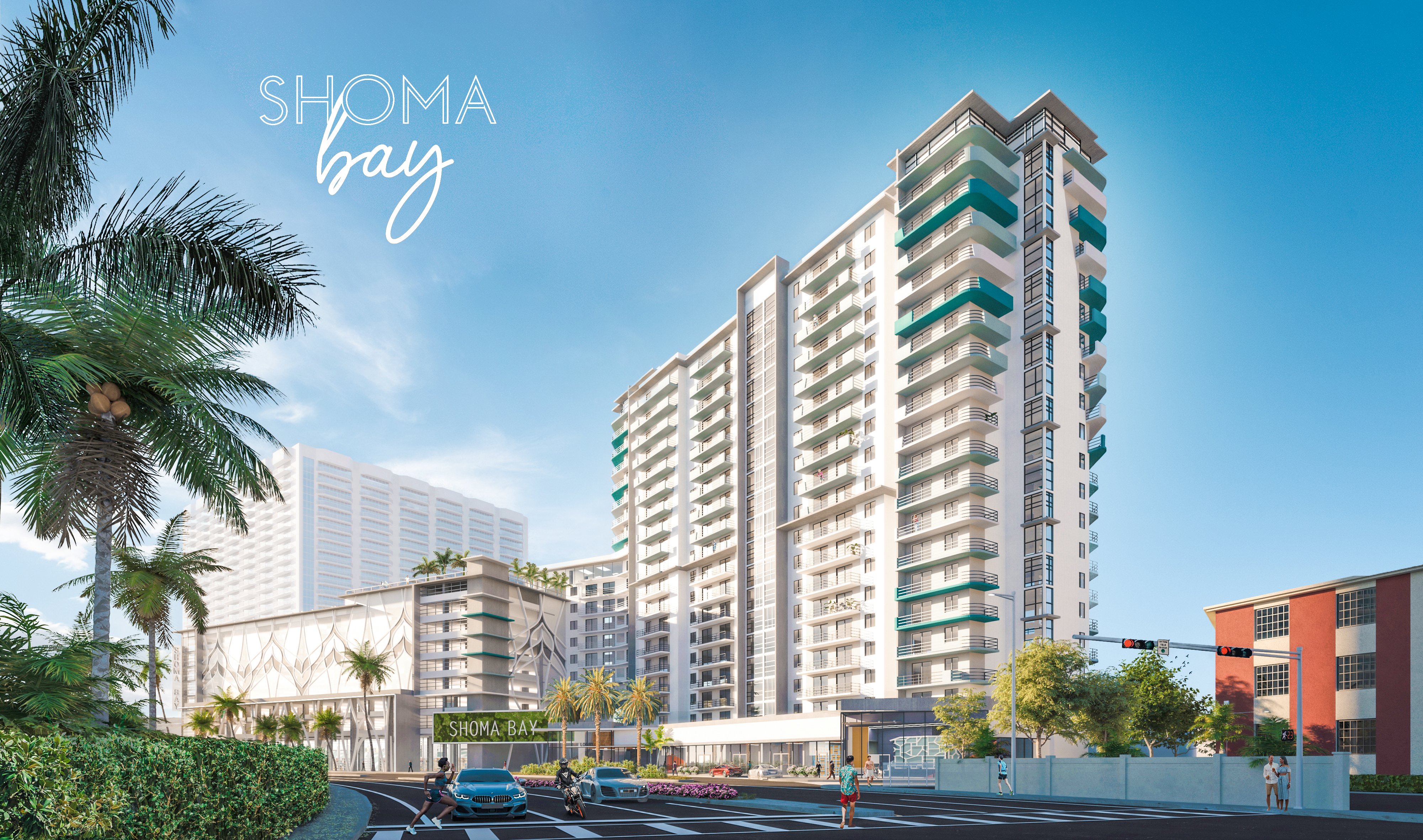 Shoma Bay Exterior with Logo